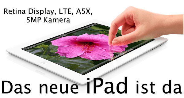 neues iPad 3