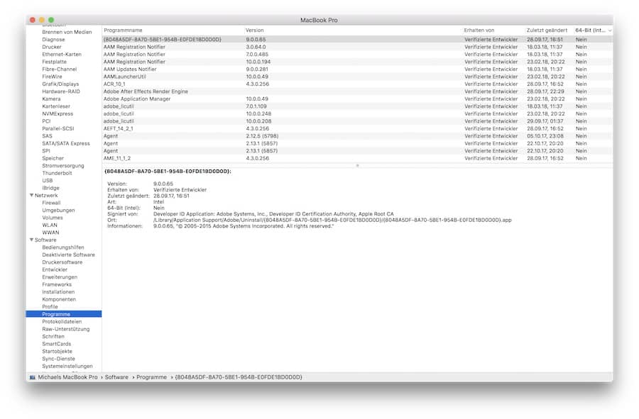 32 Bit Programme macOS