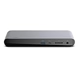 Belkin Thunderbolt 3 Dock Pro mit 0,8 m langem Thunderbolt 3-Kabel (Thunderbolt Dock für macOS und Windows), Ports für 2 Monitore mit 4K bei 60 Hz, Datenraten von 40 Gbit/s, Upstream-Laden mit 85 W