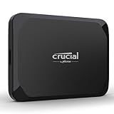 Crucial X9 1TB Externe SSD Festplatte, bis zu 1050MB/s, kompatibel mit PC, Mac und Spielekonsolen, USB-C 3.2, Portable SSD - CT1000X9SSD902