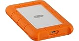 LaCie Rugged 2TB tragbare externe Festplatte, 2.5 Zoll, PC & Mac, inkl. USB-C w/o USB-A Kabel, inkl. 2 Jahre Rescue Service, Modellnr.: STFR2000800