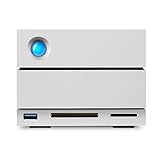 LaCie 2big Dock Thunderbolt 3 16TB externe Festplatte, 3.5 Zoll, Thunderbolt 3, RAID 1, 2, USB-C + Card Reader, PC & Mac, inkl. 5 Jahre Rescue Service, Modellnr.: STGB16000400