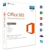 Microsoft Office 365 Personal multilingual | 1 Nutzer | Mehrere PCs / Macs, Tablets und mobile Geräte | 1 Jahresabonnement | Box