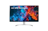 LG 32UL950-W 80,01 cm (31,5 Zoll) Monitor (UHD 4K UltraFine, HDR600, AMD Radeon FreeSync, Thunderbolt(tm) 3, DCI-P3 98%) schwarz weiß