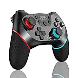 GEEKHAVE Switch Controller, wiederaufladbarer Remote Wireless Switch Lite Controller Gamepad Joypad mit einstellbarer Turbo-Dual-Shock-Gyro-Achse, Kompatibel mit Switch/Switch Pro