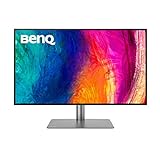 BenQ PD3220U Grafiker Monitor (AQCOLOR Technologie, 32 Zoll, 4K UHD, IPS, P3 Farbraum, Thunderbolt /USB-C-Laden, DP / HDMI, KVM, Hardware kalibriert, Höhenverstellbar), MacBook kompatibel