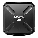 ADATA SD700 - 1 TB, externe Solid-State-Drive mit 3D-NAND-Flash, 2.5 Zoll, USB 3.2 Gen.1, IP68 wasserdicht und staubdicht, schwarz