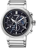 CITIZEN Herren Chronograph Solar Uhr mit Edelstahl Armband BZ1001-86E