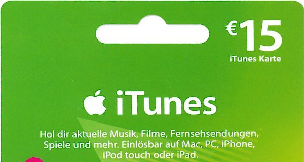 20 Prozent Rabatt auf iTunes Karten bei Müller und Marktkauf