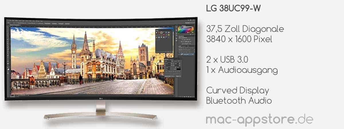 USB-C Monitor LG 38UC99-W